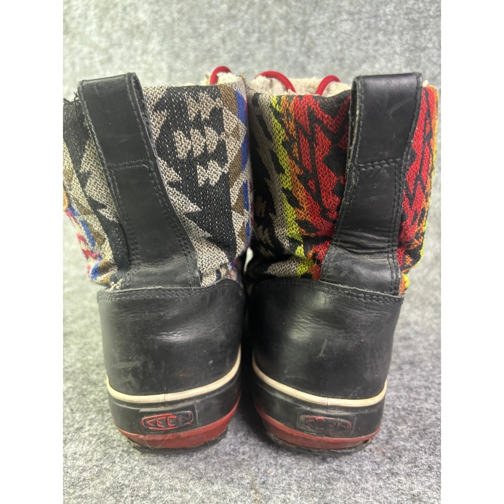 Keen Hoodoo II Waterproof Winter Boots Womens 9 Black Multi Southwest Pattern - Picture 5 of 10